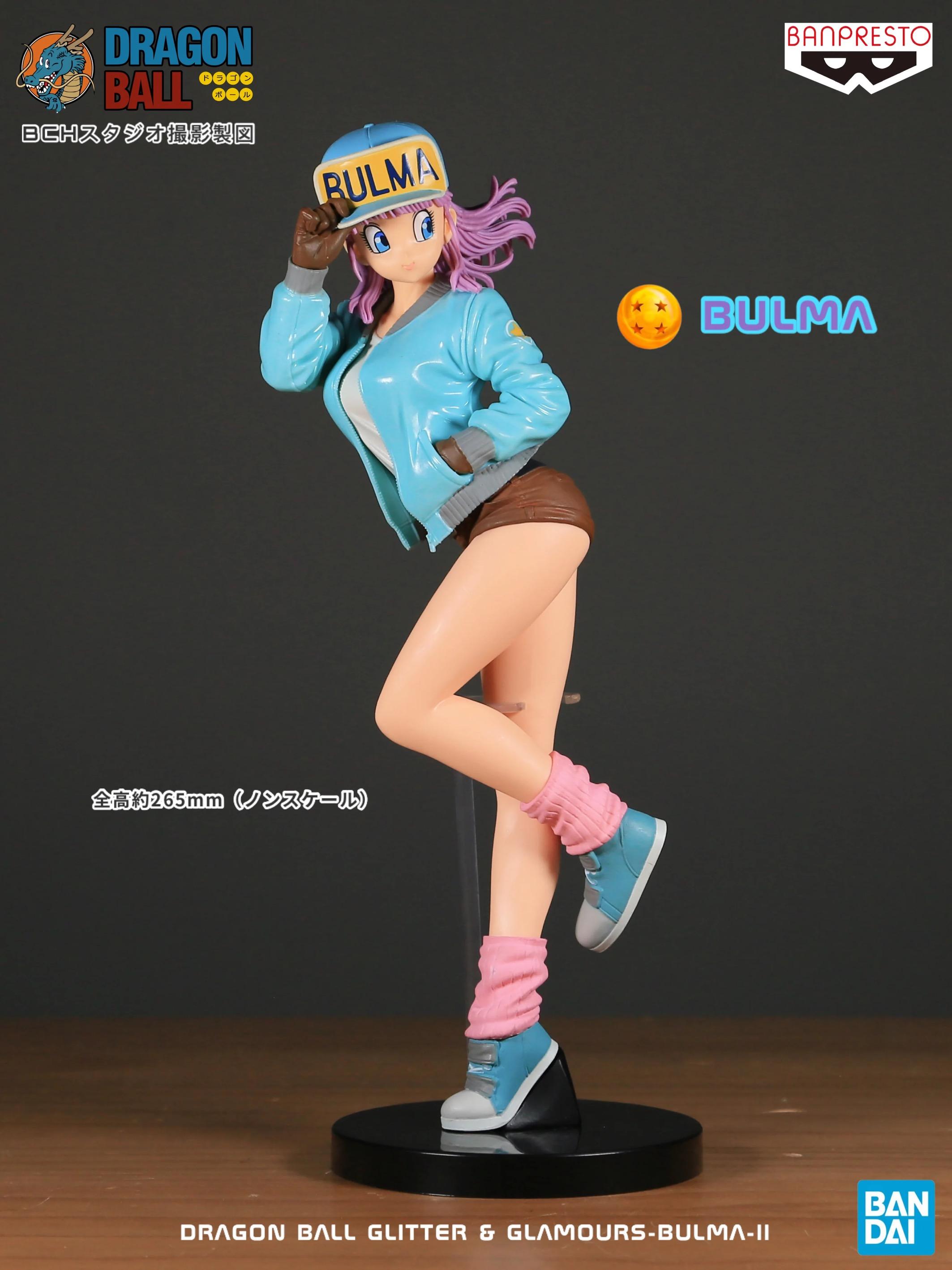

Dragon Ball Anime Motorcycle Bulma Green And Red Coat Handmade Ornament Sculpture 26Cm