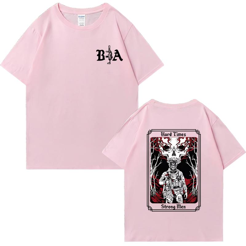 Hard Times 2025 Brothers In Arms Graphic Tee shirt Men Women vintage Oversized short sleeve t-shirts Unisex 100% Cotton T shirt