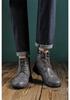 Men's Retro British Style High-Top Martin Boots: Fashionable Autumn Winter Work Footwear