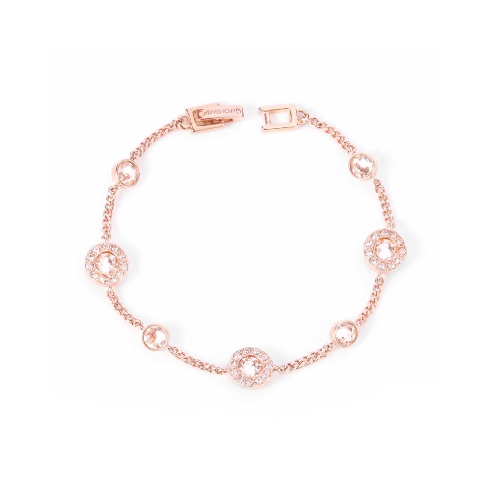 Givenchy Fashion Round Diamond Starry Sky Versatile Alloy Bracelet Women Bracelets 60404220-9DH Without Packaging,F,Rose Gold