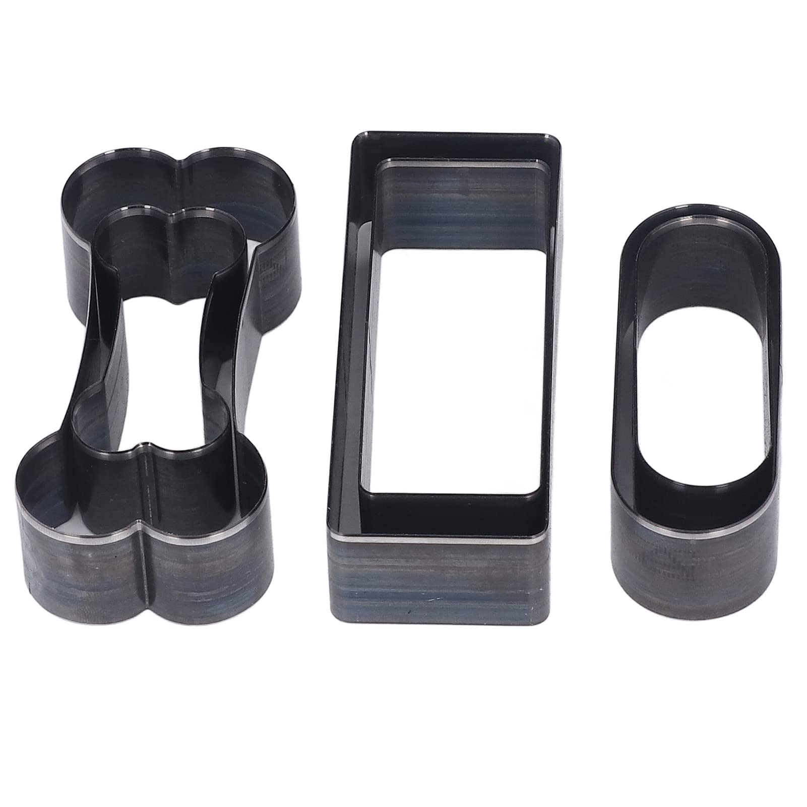 

Leather Craft Punch Cutter with Alloy Steel Hole Die for and Oval 6-Piece DIY, Bone, Rectangle, Cutting.