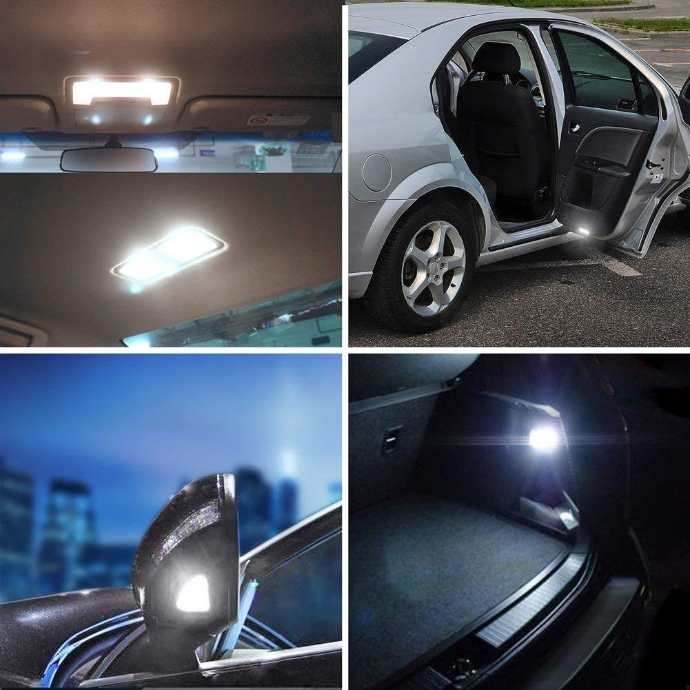 BA9S G14 LED 12V Position License Plate Room Small Pack of 10 X-STYLE Lamps, Only, T8.5, Lamp, Light, Lamp, Lamp, Single, 5050, 5-SMD, White,