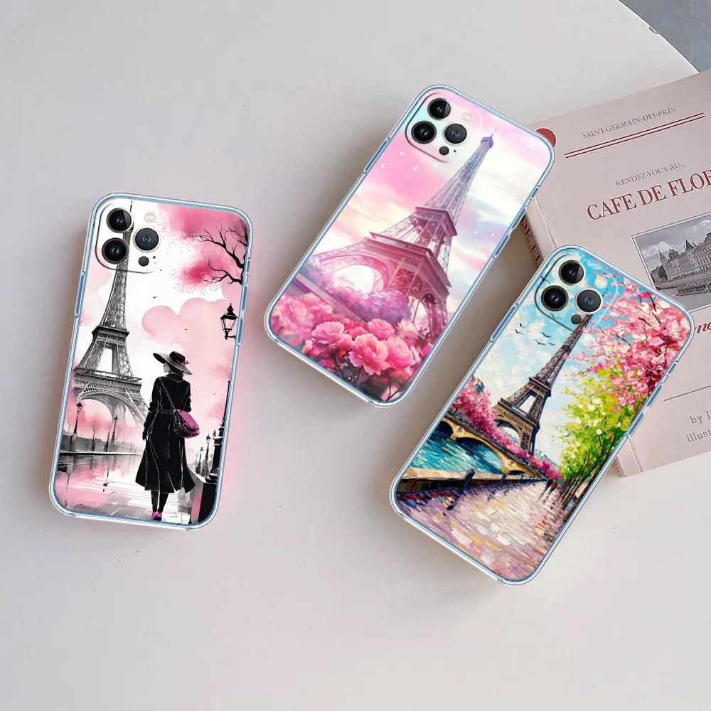 CJ57 France Paris Eiffel tower Case for Motorola E13 E15 E20 E22 E22I E22S E30 E32 E40 E7 E7I G Plus Power Play Stylus G22 G14