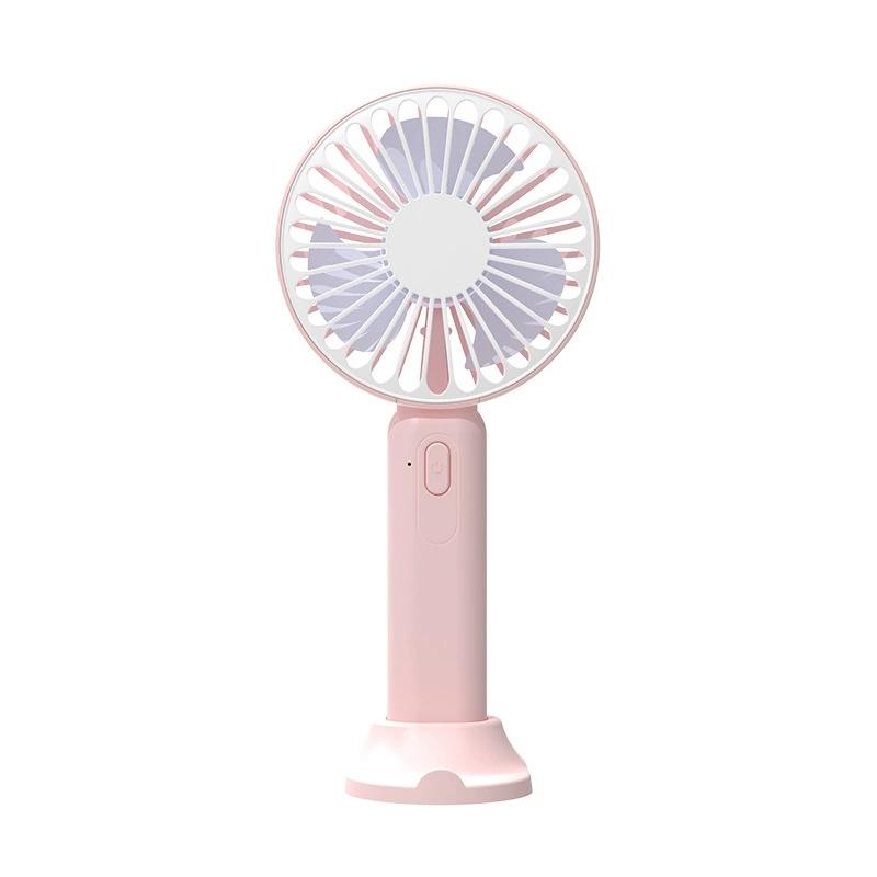 1PCS Mini Portable Multifunctional Folding Small Electric Fan USB Office Desktop Mini Portable Big Wind Palm Fan
