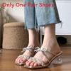 Fashion Bow Water Drill Summer Sandals For Women With Nonslip Pu Sole For Daily Wear