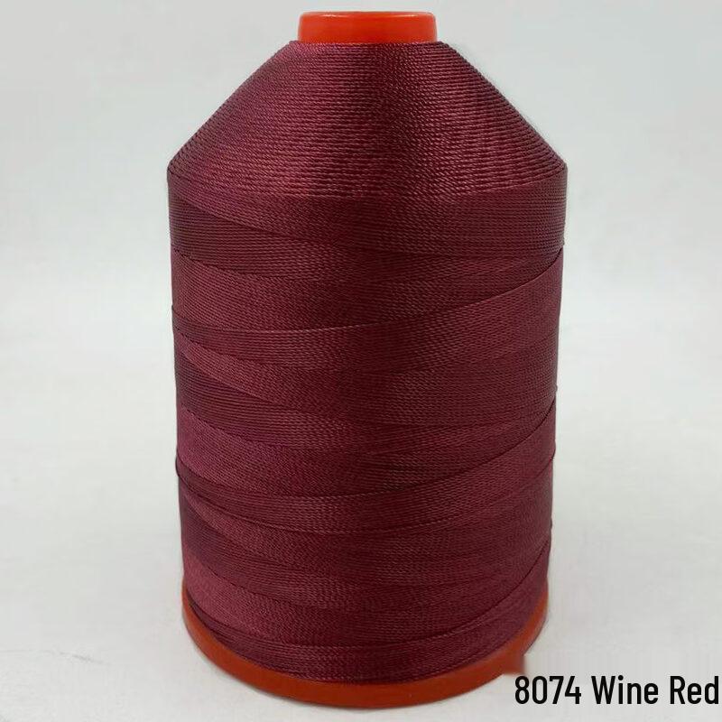 Rongyu 9-Ply Wine Red Industrial Sewing Thread