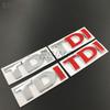 AEN4 3D TDI Turbo Direct Injection Car Trunk Zinc Alloy Emblem Rear Body Tailgate Accessories Adhesive Styling Badge For Volkawagen