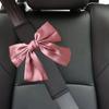 Bow Tie Seat Belt Cover Shoulder Strap 2-Piece Set, Cute Bow Tie Seat Belt Cushion, Women's Car Interior Accessories