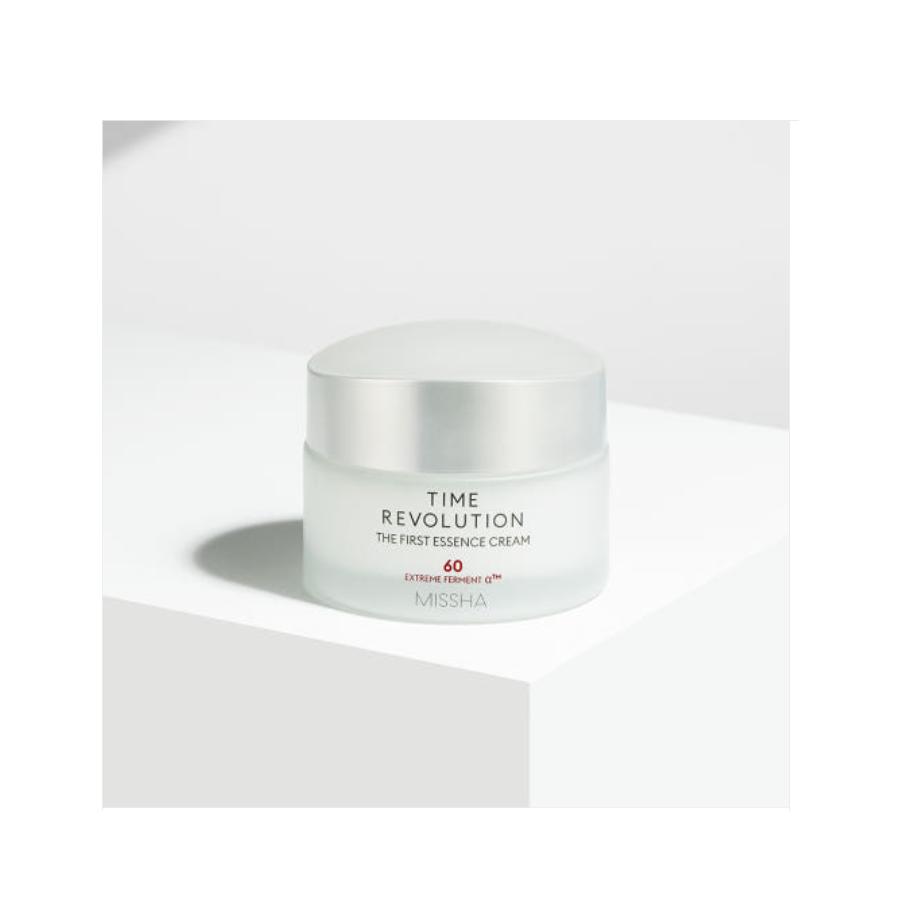 MISSHA Time Revolution The First Essence Cream 50ml Hydrating Brightening Moisturizer for Glowing Skin