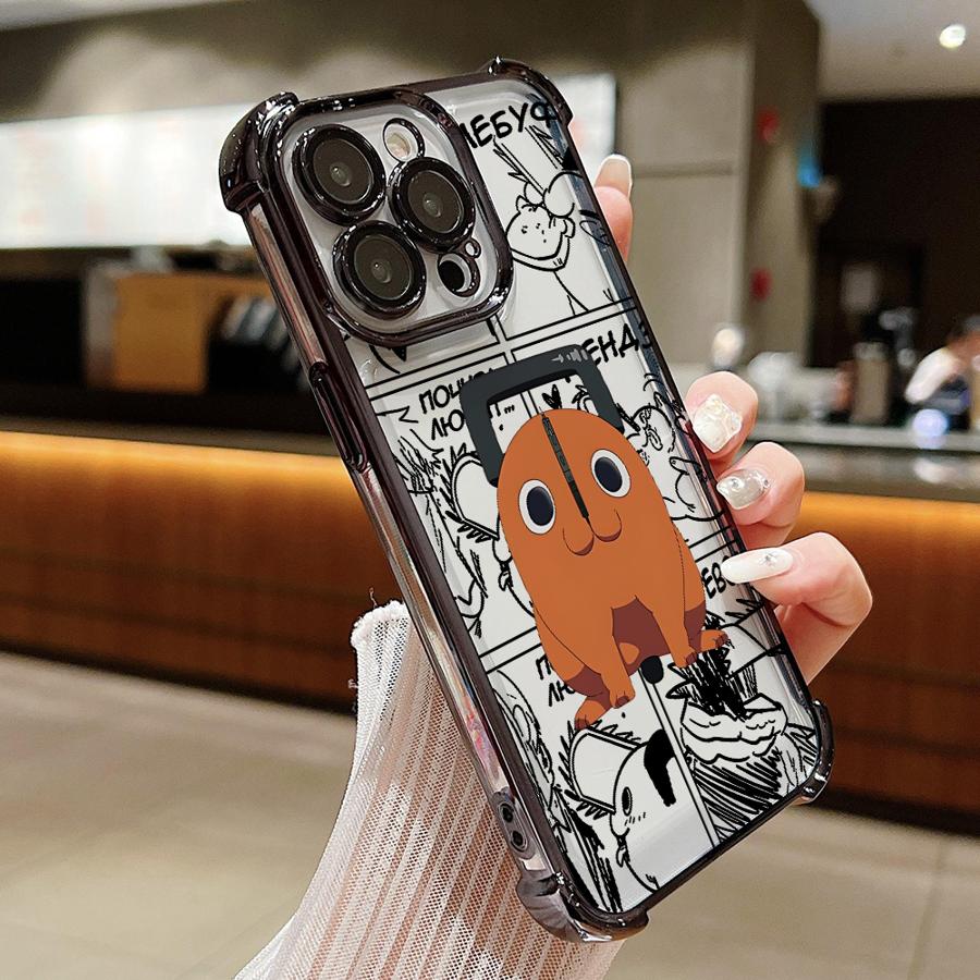 Case for Apple iPhone 13 12 11 Pro Max 16 15 14 Plus 16e 17 Air Soft Cover Cute cartoon anime