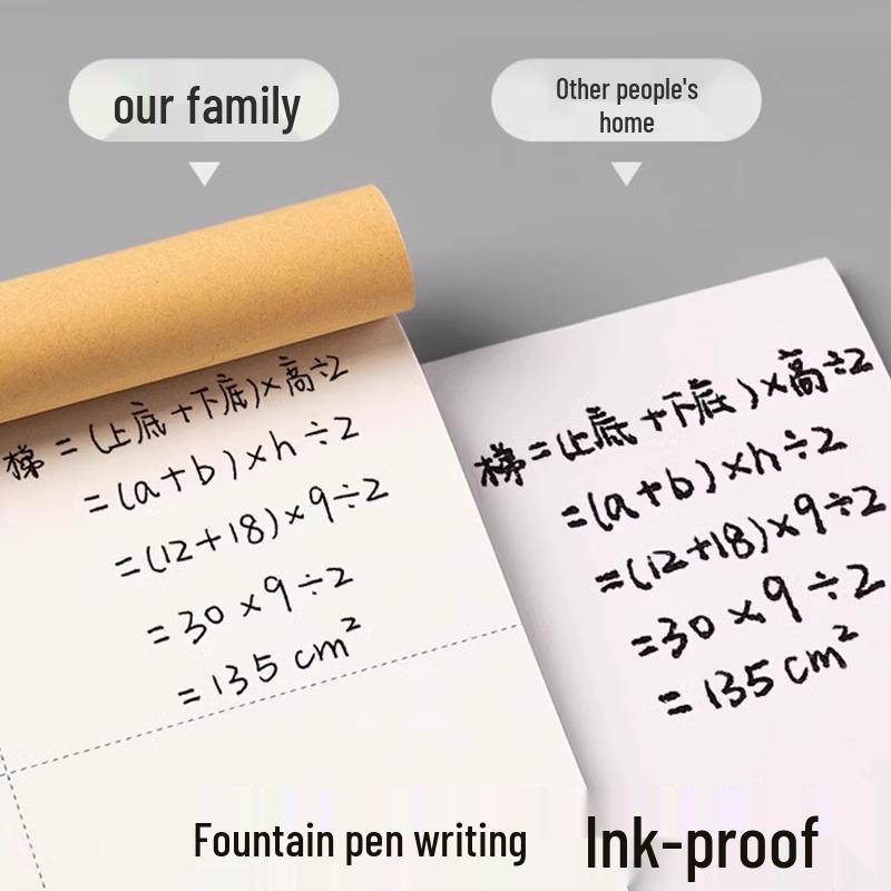 Draft and Scratch Paper Notebook for Middle, High, and Elementary School Students