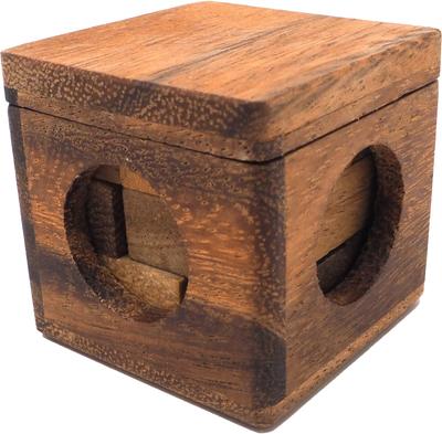 SomaCube Großes Holzpuzzle, 3D-Puzzle, Holzbaupuzzle, Pädagogisches Gehirntraining, Hergestellt in Thailand [Produkt]