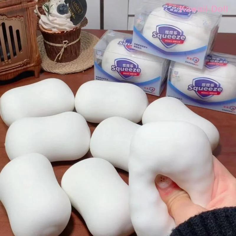 *Hot Soap Ball Squishy Stress Ball Fidget Toy Crunchy Squeeze Ball Handmade Round Blocks Filled Anti Stress Toy Gift For Adults