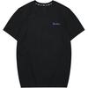 Skechers Colorful Casual Series Printed Design Sports Simple Pullover Breathable Short Sleeve T-Shirt Unisex Tops Carbon-Black FHL223U043-0018