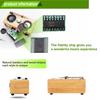 Retro Vintage Radio Super Bass FM Radio Bamboo Multimedia Speaker Classical Receiver USB With MP3 Player Remote Control