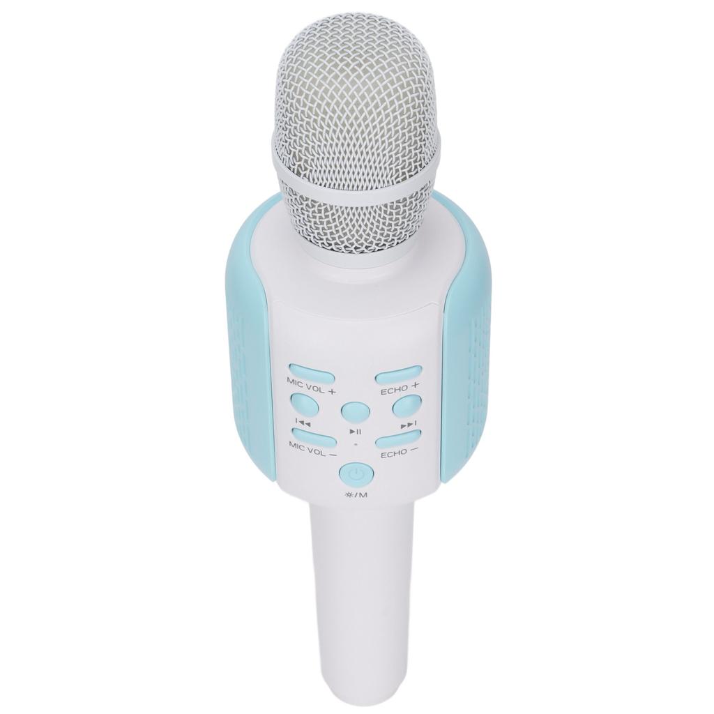 BT Microphone Wireless Portable Integrated Karaoke Machine Mic Speaker for Kids and Adults