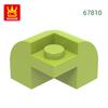 Non-Toxic 85Pcs/Lot 67810 2X2X1 1/3 With Bow Building Blocks Moc Color Accessories Compatible With Brick Diy Spare Parts Toy Gift
