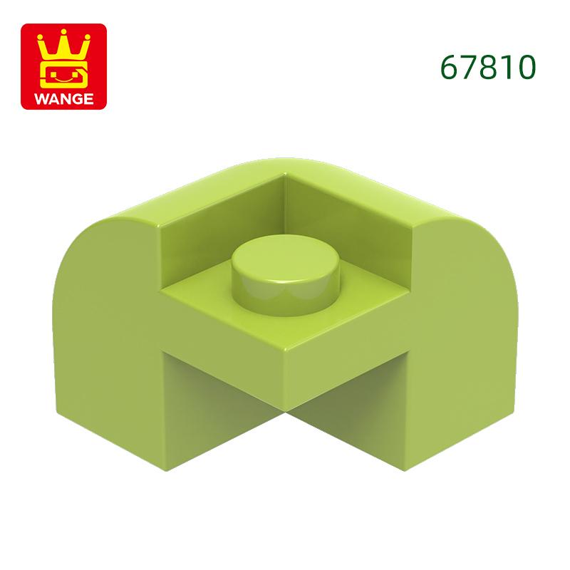 Non-Toxic 85Pcs/Lot 67810 2X2X1 1/3 With Bow Building Blocks Moc Color Accessories Compatible With Brick Diy Spare Parts Toy Gift