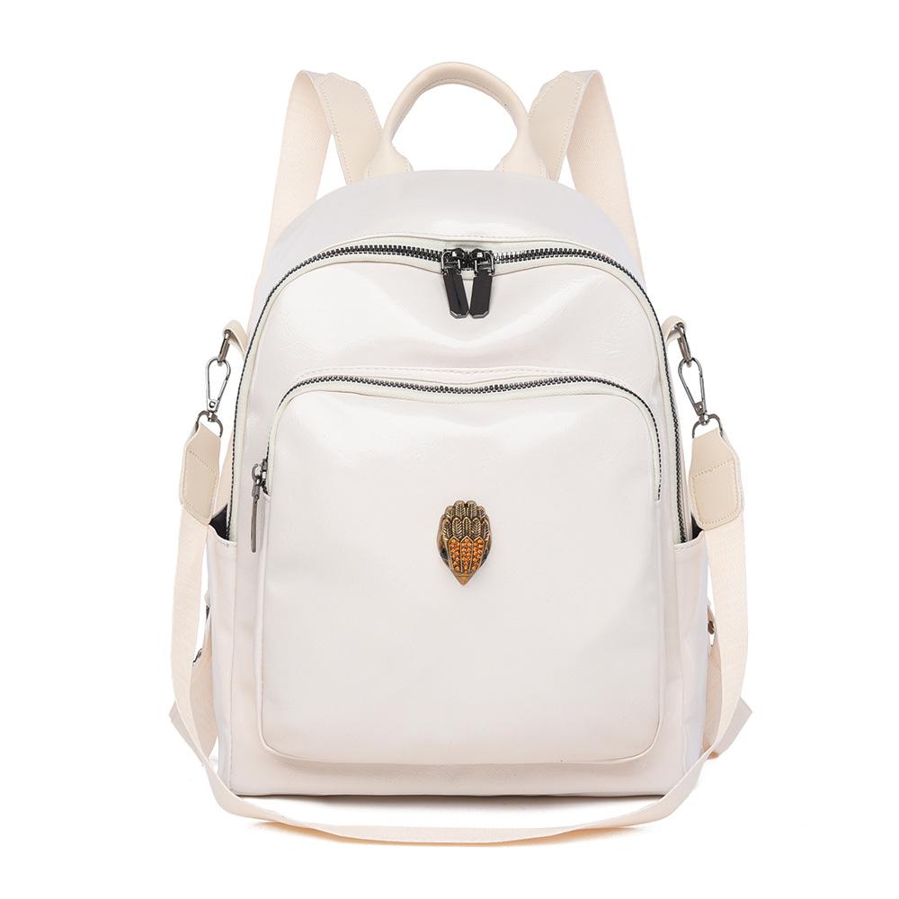 

Рюкзак из мягкой кожи в корейском стиле, универсальный и модный, большой вместимости, для бизнеса и поездок на работу