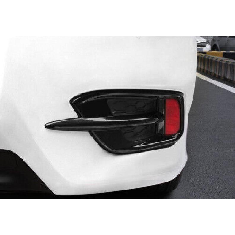 Bright Black 2016- Fit For Honda Civic 10Th Rear Fog Light Lamp Cover Trim