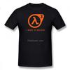 Half Life T-Shirt Half Life 3 Ich will glauben T-Shirt 100 Prozent Baumwolle Niedliches T-Shirt Basic XXX Kurzarm Herren T-Shirt