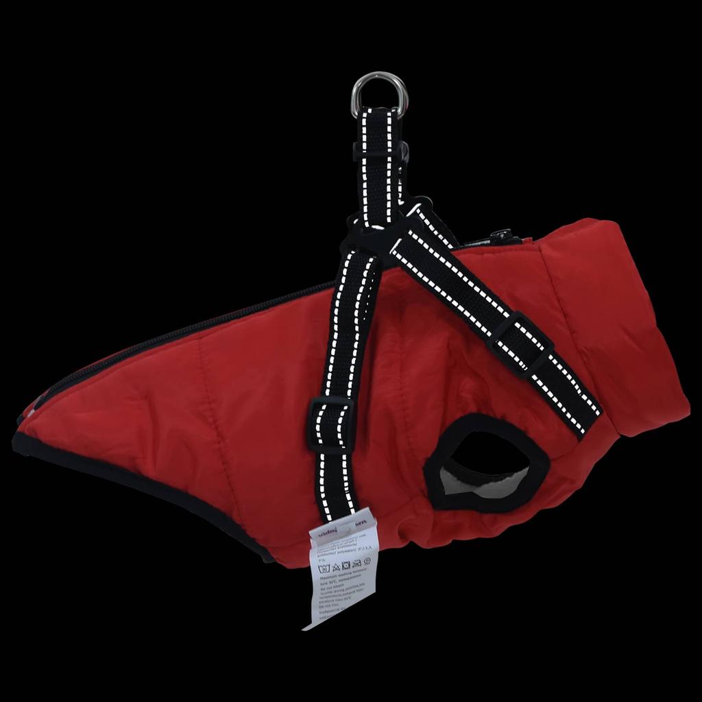 Red Dog Coat L36 Fleece and Polyester