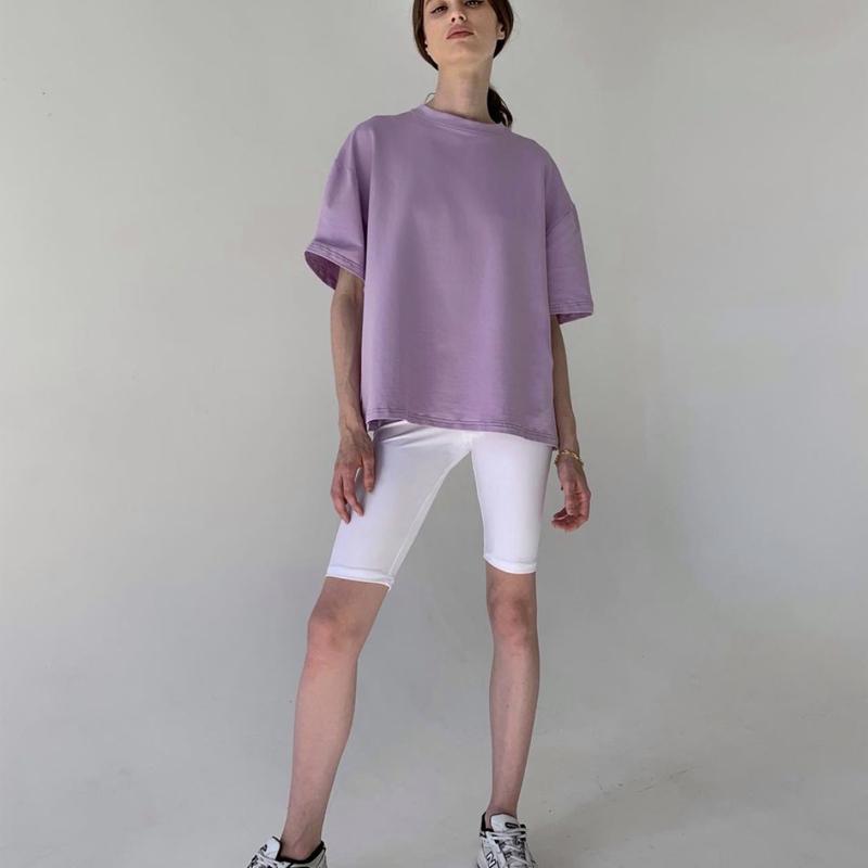 Hirsionsan 100% bomull Oversized T-skjorte kvinner Harajuku Basic løse kortermede t-skjorter Myke kvinnelige solide topper Khaki sommergenser