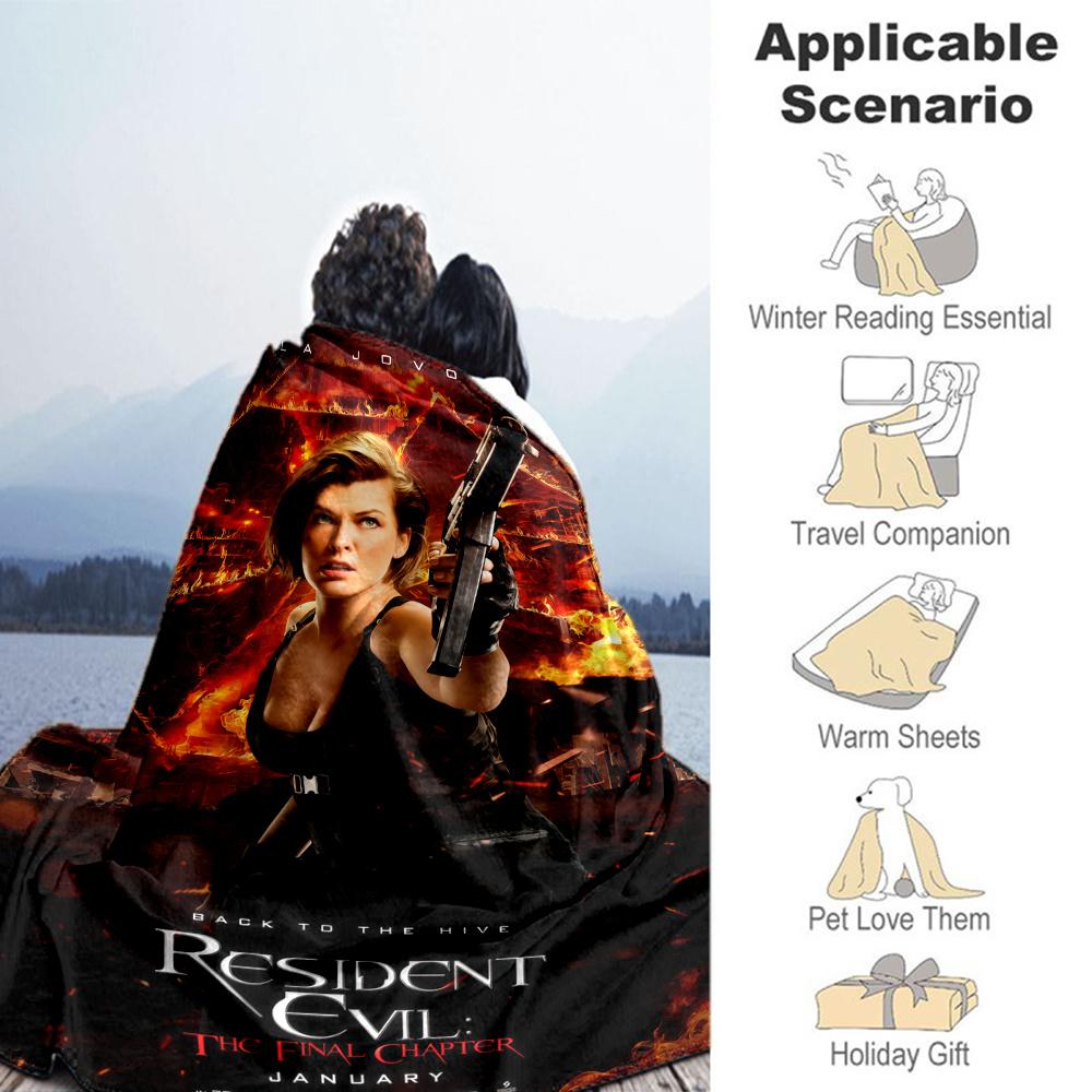 Resident Evil Blanket, High quality Comfortable for All Seasons, Home Decor, Warmth and Comfort