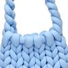 Breathable Yarn Comfortable Chunky Knitted Hand Bags Kit Casual Household Knitting For