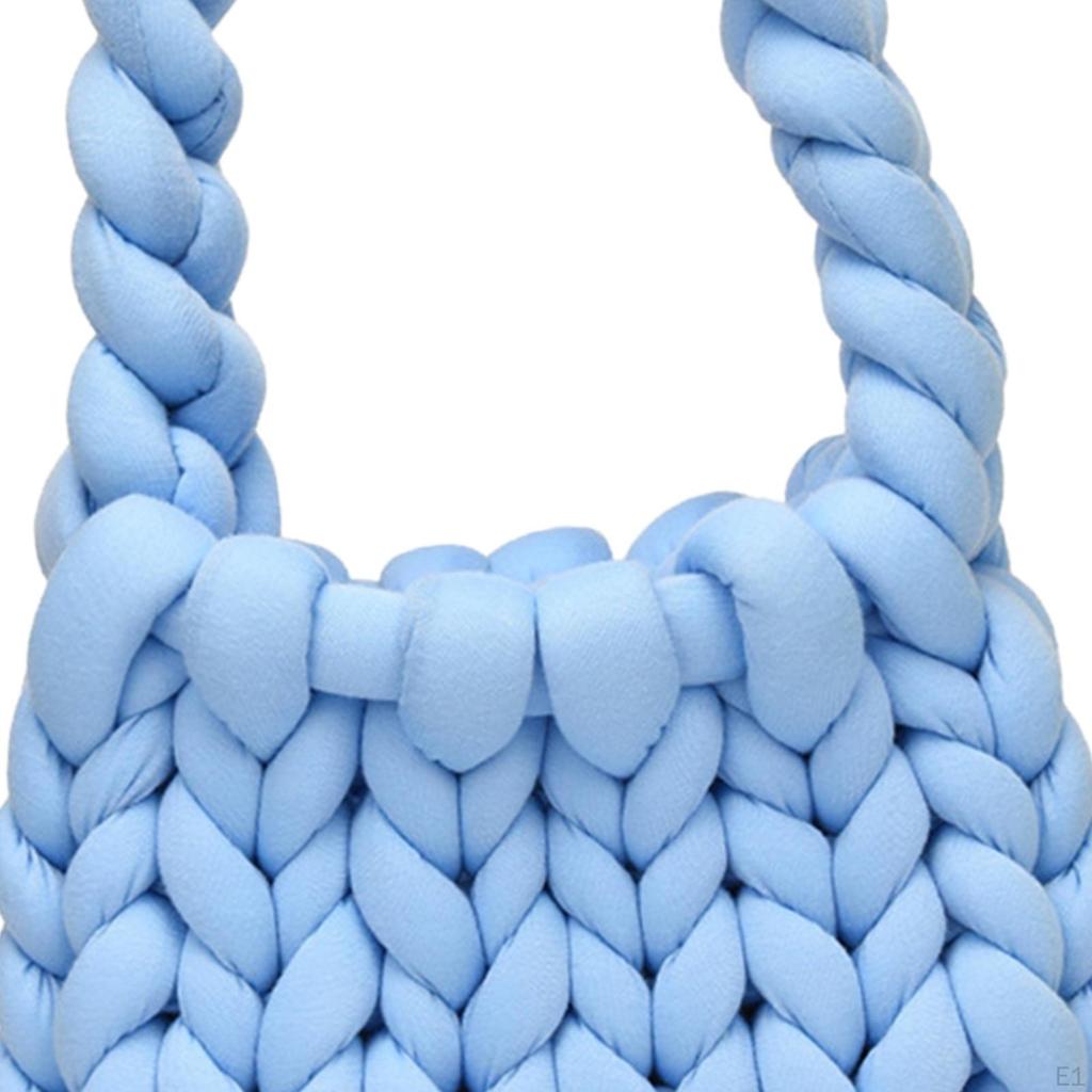 Breathable Yarn Comfortable Chunky Knitted Hand Bags Kit Casual Household Knitting For