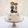Elegantní Figurky Nevěsty a Ženícha Retro Pár Figurka na Dort Valentýn