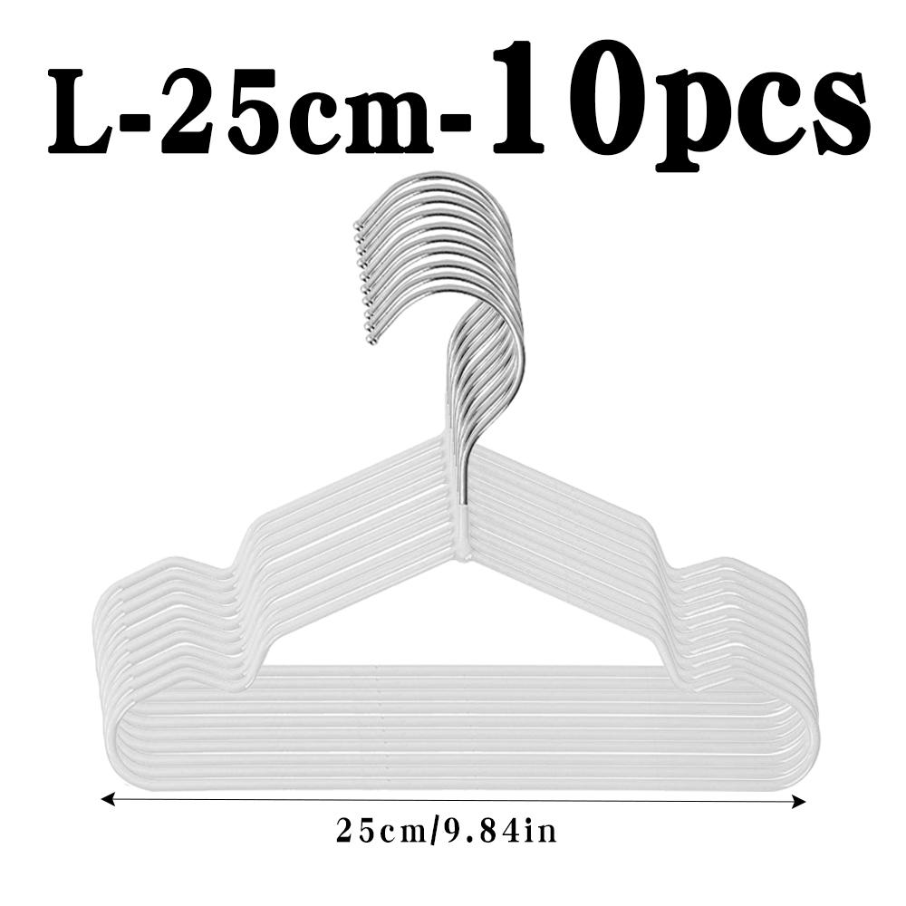 10Pcs Pet Clothes Hangers, Space-Saving Metal Hangers For Pet Apparel, Durable & Easy-To-Use, Ideal For Small To Large Pets