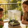 Jumping Spider Habitat Comfortable Acrylic Full Transparency Small Reptile Enclosure Habitat For Lizards Small Turtles Snails