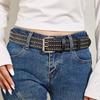 Punk Style Rivet Star Hollow Personality Belt Decoration Alloy Pin Buckle Waist Belt European And American Style Fashion Belt In Stock