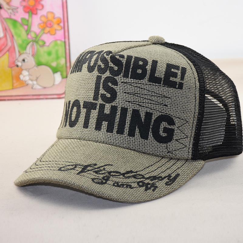 

Лето 2023, высокая льняная сетчатая бейсболка из пяти предметов, женская летняя модная шляпа от солнца, мужская кепка с большой головой, большие размеры, 58-64 см Adjustable 58-64cm