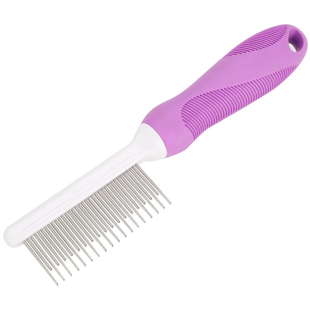 Pet Dog Cat Opening Knot Floating Hair Removal Comb Hairdressing Tool Supply with Non Slip Handle