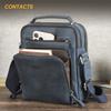 New First-layer Leather Fashion Casual Men's Single-shoulder Crossbody Bag Multifunctional Handheld Genuine