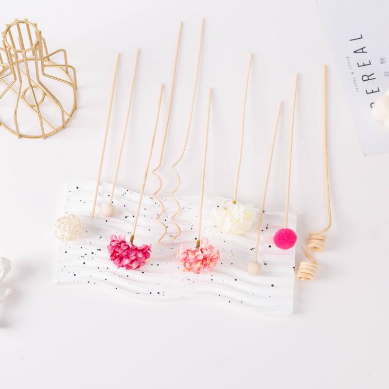 10pcs/set Hydrangea Flower Reed Diffuser Sticks DIY Fireless Fragrance Replacement Refill Air Freshener Rattan Sticks Home Decor