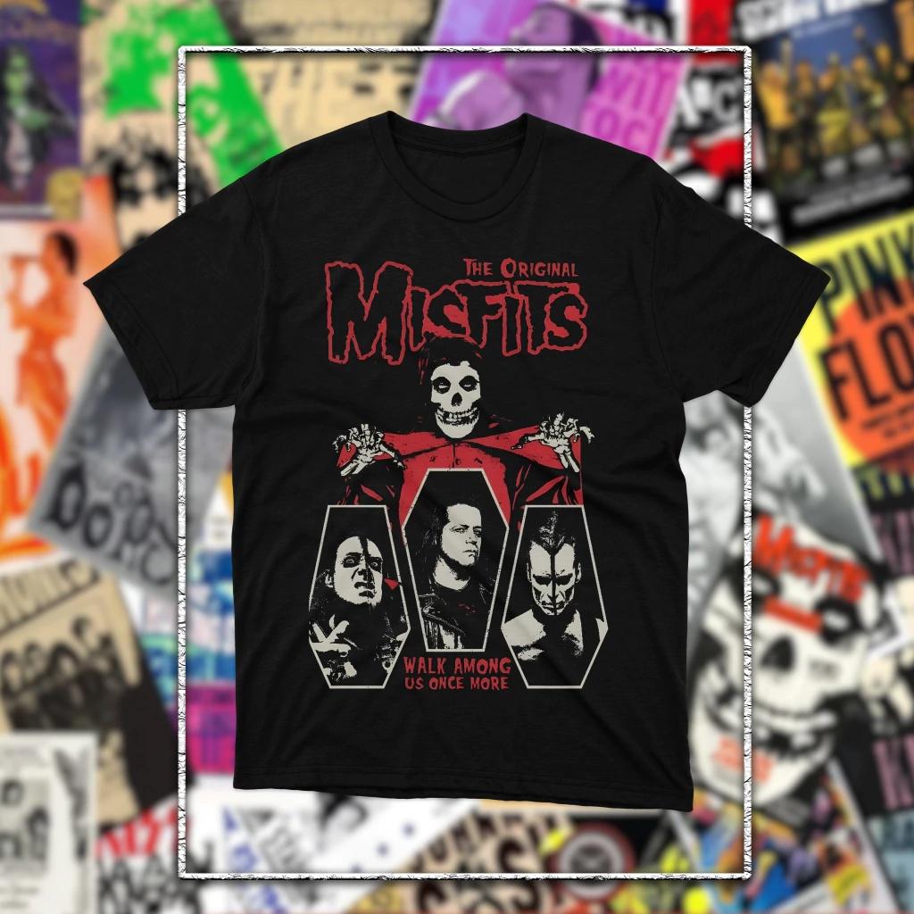 

Misfits Band graphic Horror Punk Unisex T Shirt Unisex 100 Cotton Short Sleeve Y2k Oversized Popular Vintage Tee Women Tops Gifts 4XL