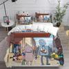 Cartoon Robot Dreams Bedding Sets Comforter Quilt Duvet Cover Pillowcase Kids Adult Size Home Textiles Soft Comfortable