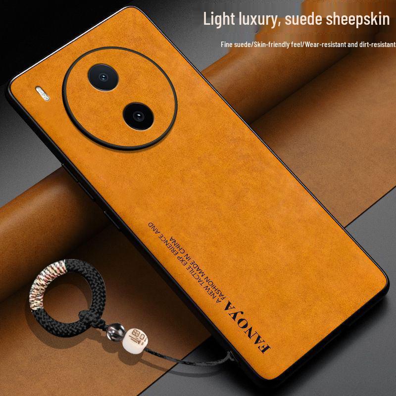 Vivoy600pro Full Coverage Anti-Drop Leather Phone Case with Lens Protection V2561A Silicone vivo Y600Pro