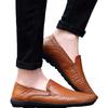 Herren Freizeitschuhe aus Leder Klassische Loafer Weiche Sohle Komfort Slipper Fahrschuhe Leichte Weiche Lederschuhe Herren Flats Mokassins