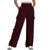 Womens Cargo Sweatpants Wide Leg Pants Baggy Joggers With Pockets