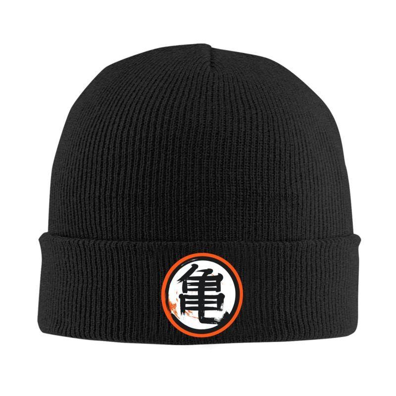 

DBZ Kanji Print Bonnet Hats Men Women Trendy Outdoor Skullies Beanies Autumn Winter Warm Head Wrap Caps for Travel Camping чёрный