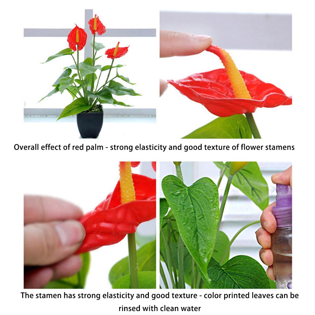 Home Artificial Flower Bonsai Indoor Outdoor Simulation Flowers Plant Living Room Courtyard Patio Decoration