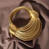 Handbags For Women New Gold Luxury Designer Handwoven Noodle Bags Rope Knotted Pulled Hobo Silver Evening Clutch Chic