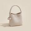 2025 New Woven Bag for Women, Autumn and Winter Versatile Handbag, High-End Commuter Shoulder Underarm Bag