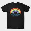 Asian Size Cotton Unisex Tshirt Print T-shirt Eff You See Kay Rainbow T-shirt No-Cut Print Regular Fit