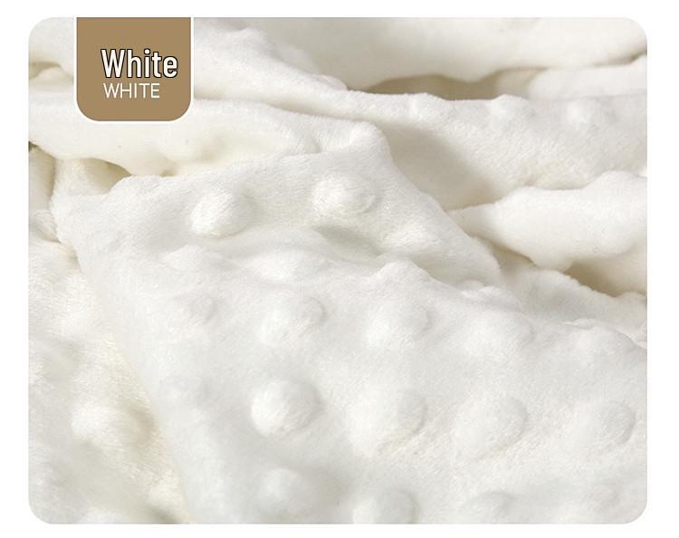 Weicher warmer Samt Kleinkind- und Kleinkind-Matratzenschoner - Gemütlich, einfarbig, ganzjähriger Komfort