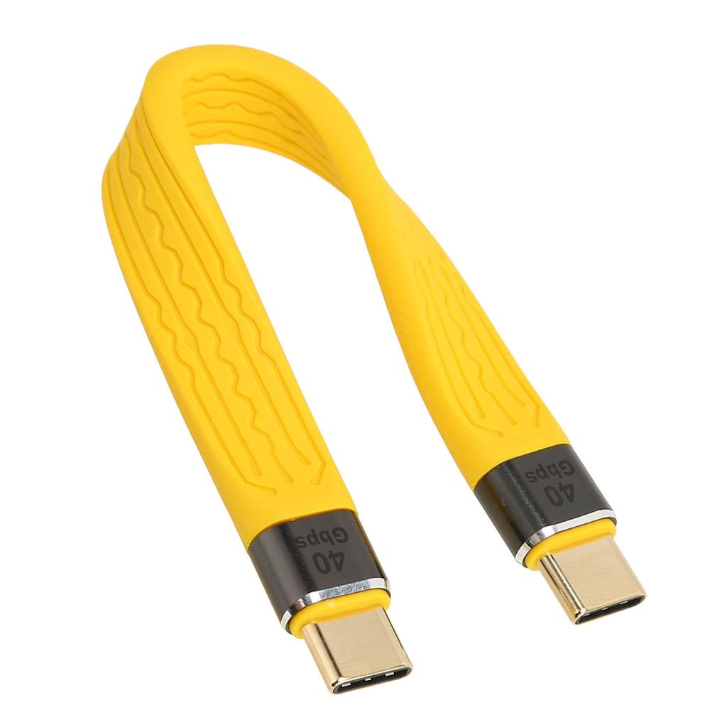 Typ C Stecker auf Stecker FPC Kabel PD100W 5A Schnellladung 40Gbps Datenübertragung FPC Kabel für Huawei für Xiaomi